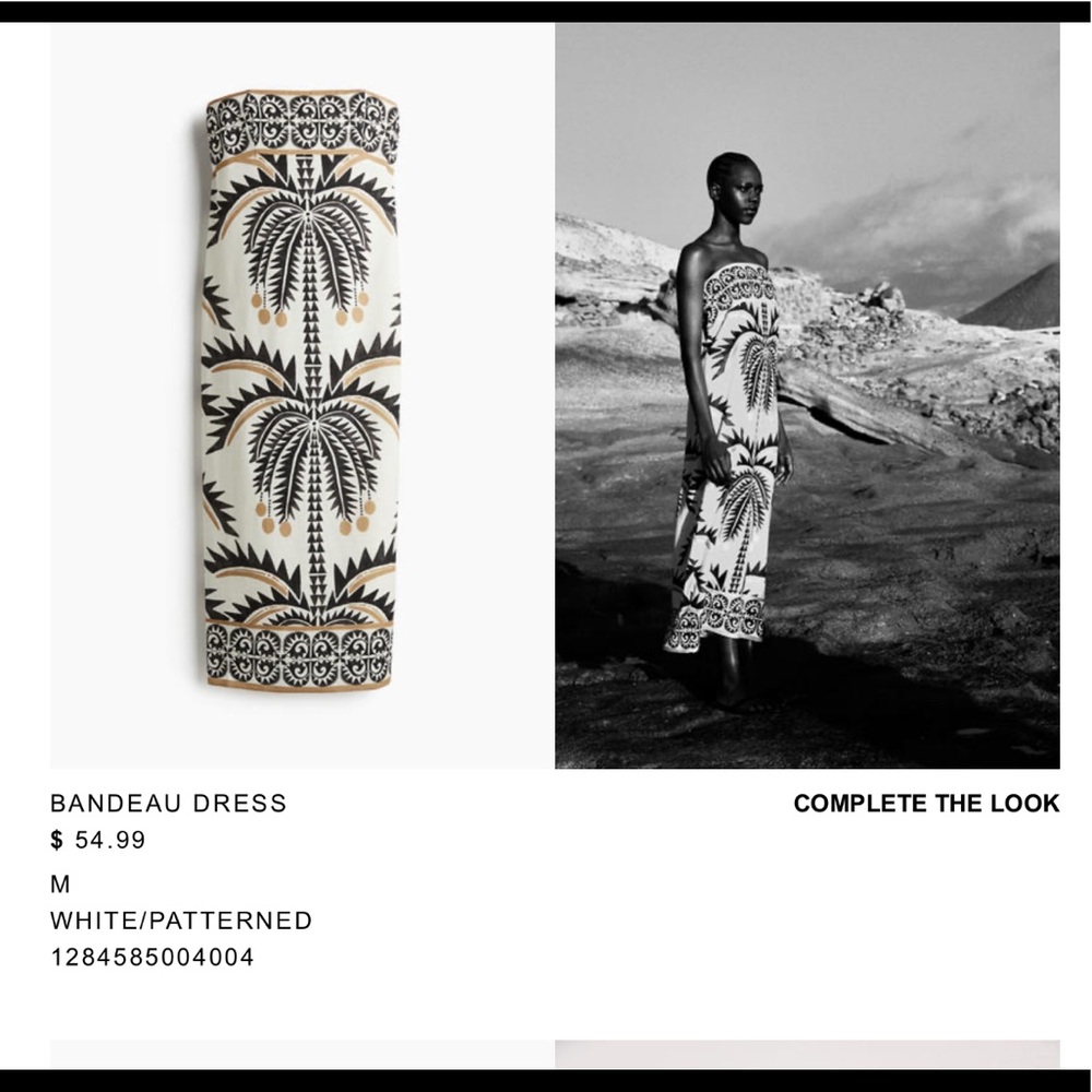 H&M Palm Dress